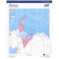 Mapa Político Antártida Argentina